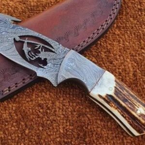 Lot of 4 Set Stag Gut Hook Knife 80004